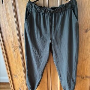 Lululemon green joggers. Size 14